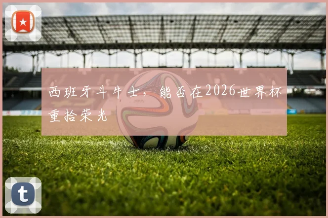 西班牙斗牛士，能否在2026世界杯重拾荣光