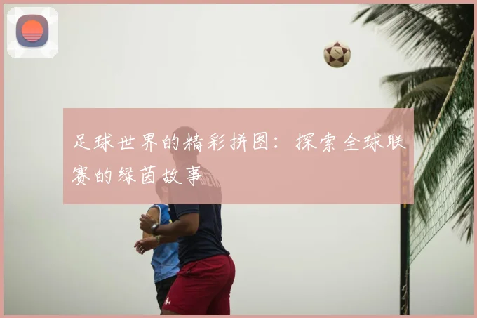足球世界的精彩拼图：探索全球联赛的绿茵故事